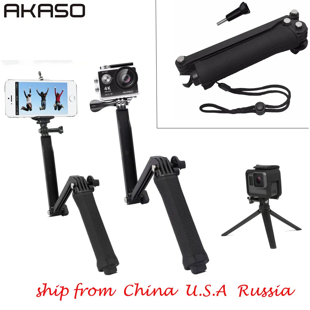 AKASO Multi-functional Handheld Tripods Selfie Stick 3 in 1 Extendable Monopod Selfie Stick for iPhone Samsung Sports Camera
AKASO Multi-functional Handheld Tripods Selfie Stick 3 in 1 Extendable Monopod Selfie Stick for iPhone Samsung Sports Camera