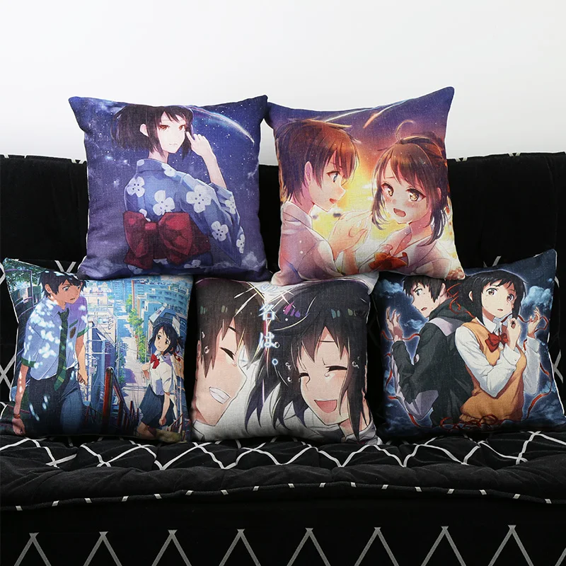 Japanese Anime Your Name Miyamizu Mitsuha Cushion Cover Sofa Chair Linen Home Seat Decorative Pillow Case New Square Shape
Japanese Anime Your Name Miyamizu Mitsuha Cushion Cover Sofa Chair Linen Home Seat Decorative Pillow Case New Square Shape