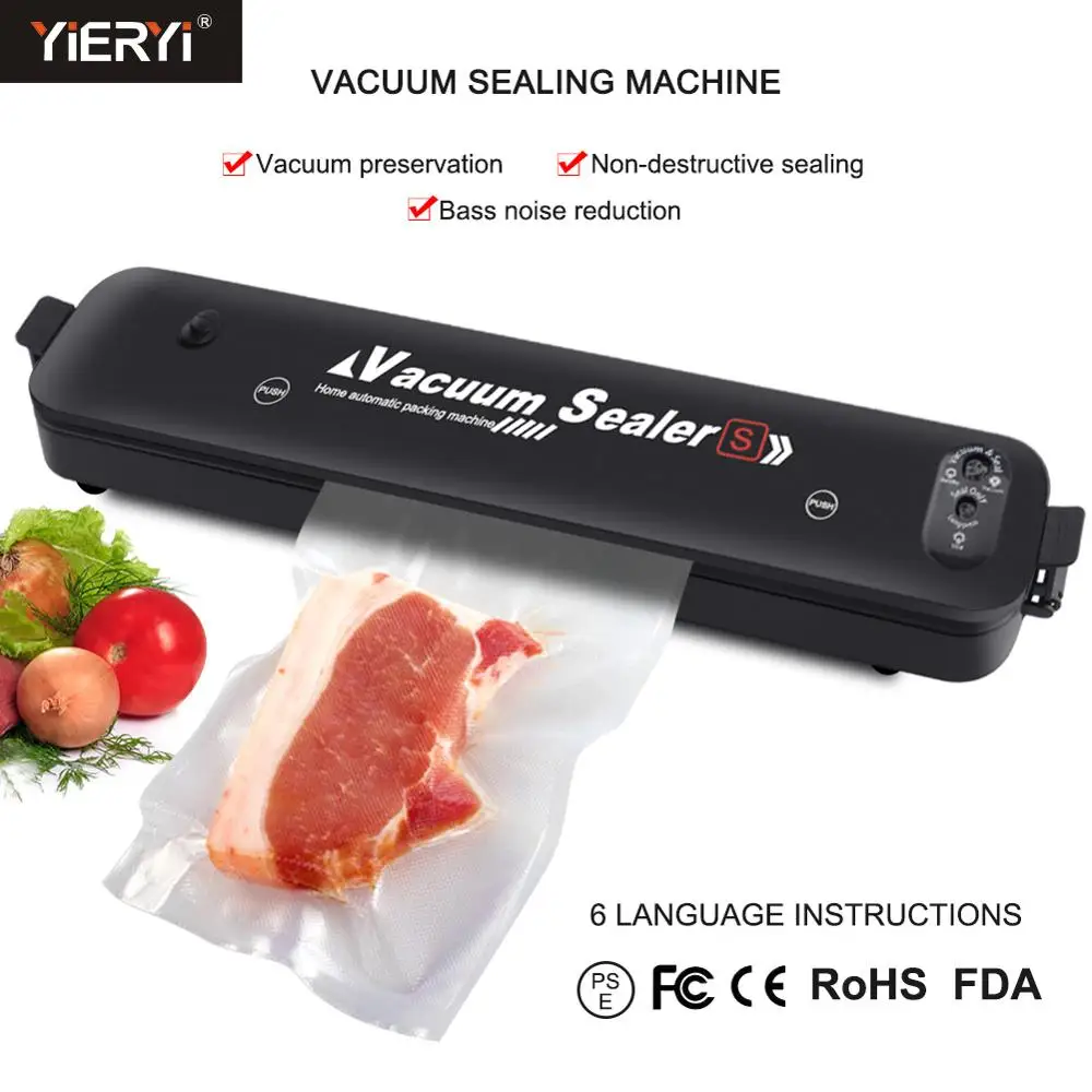 Yieryi Portable Kitchen Food Preservation Machine Home Automatic Vacuum Packaging Machine Preservation Machine with 15 Food Bags
Yieryi Portable Kitchen Food Preservation Machine Home Automatic Vacuum Packaging Machine Preservation Machine with 15 Food Bags