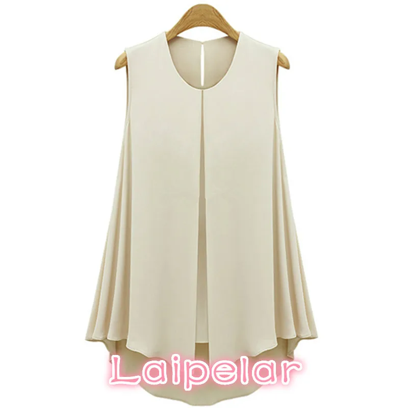 Fashion Chiffon Shirt for Women Blouses 2018 Summer Shirts Plus Size Ruffles Tops Sleeveless O-neck Shirts Top S-XL
Fashion Chiffon Shirt for Women Blouses 2018 Summer Shirts Plus Size Ruffles Tops Sleeveless O-neck Shirts Top S-XL