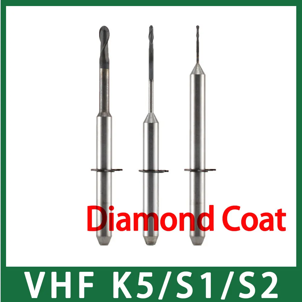 VHF K5/S1/S2 40mm Length Milling Bur with Diamond Coat Long Time Service
VHF K5/S1/S2 40mm Length Milling Bur with Diamond Coat Long Time Service