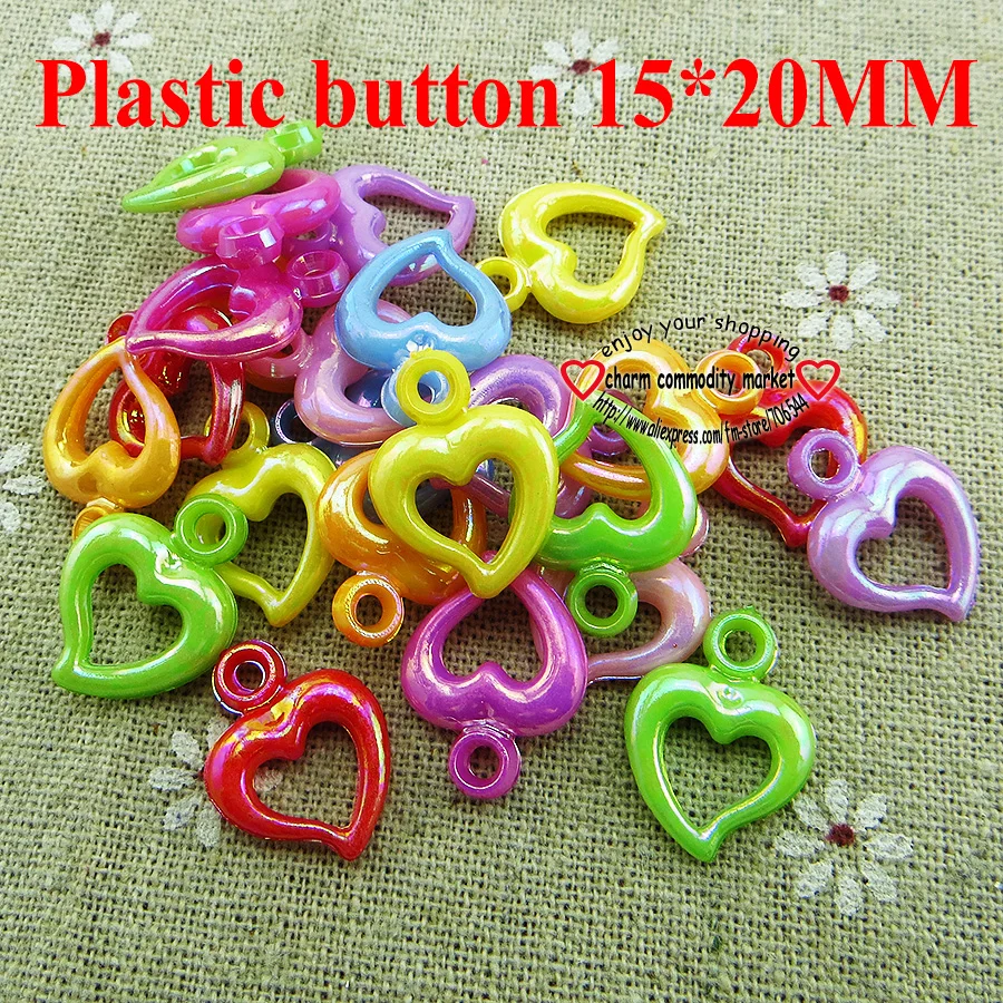 50PCS AB COLORS HEARTS Dyed Plastic buttons coat boots sewing clothes accessories button P-176
50PCS AB COLORS HEARTS Dyed Plastic buttons coat boots sewing clothes accessories button P-176