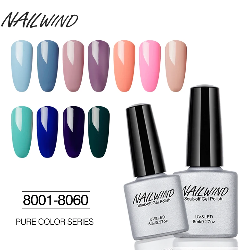 NAILWIND 8ML Pure Color Series Gel Nail Polish For Manicure Nail Extensions Nail Art Lacquer Need Base Top
NAILWIND 8ML Pure Color Series Gel Nail Polish For Manicure Nail Extensions Nail Art Lacquer Need Base Top