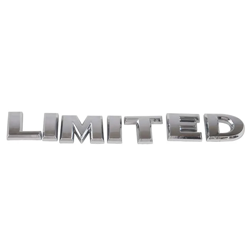 MAYITR Car Styling ABS Limited Badge Car Emblem Decal Sticker Decoration for Toyota for Ford for Jeep Auto Accessories Silver 
MAYITR Car Styling ABS Limited Badge Car Emblem Decal Sticker Decoration for Toyota for Ford for Jeep Auto Accessories Silver