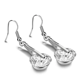 Luxury Fashion long silver earrings Real Pure 925 Sterling Silver Jewelry Cubic Zirconia Stone Earrings Fashion Women Favourites
Luxury Fashion long silver earrings Real Pure 925 Sterling Silver Jewelry Cubic Zirconia Stone Earrings Fashion Women Favourites