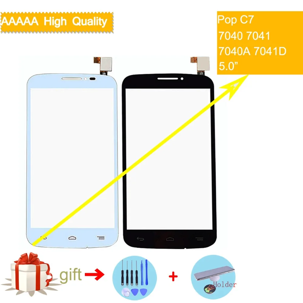 Сенсорный экран для Alcatel One touch Pop C7 Dual 7040D 7040E 7041D 7040 7040A OT7040 сенсорный дигитайзер