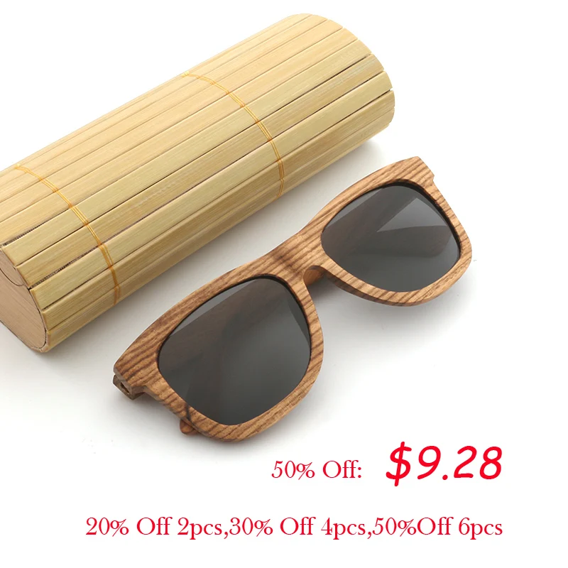 Polarized Men's Zebra Wooden Sunglasses Brand Designer Eyewear Women Bamboo Sunglasses UV400 Dropshipping
Polarized Men's Zebra Wooden Sunglasses Brand Designer Eyewear Women Bamboo Sunglasses UV400 Dropshipping