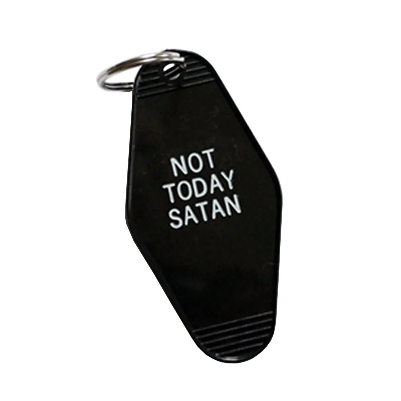 Vintage - Old School - "Not Today Satan" - Hotel Motel - Key Tags - Key Chains - Fun Stocking Stuffer Enamel pin
Vintage - Old School - "Not Today Satan" - Hotel Motel - Key Tags - Key Chains - Fun Stocking Stuffer Enamel pin