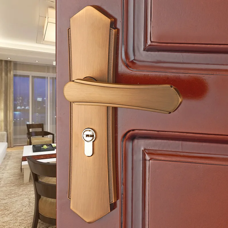 Cadeado Fechadura Free Shipping European Door Lock, Indoor Bathroom, Bedroom Universal Solid Wood Aluminum Alloy Huang Gu Lock
Cadeado Fechadura Free Shipping European Door Lock, Indoor Bathroom, Bedroom Universal Solid Wood Aluminum Alloy Huang Gu Lock