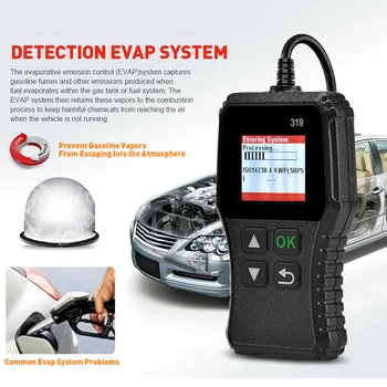 CR319 Scanner Car Fault Code Reader Engine Diagnostic Scanner Reset Tool CAN Automotive Scanner
CR319 Scanner Car Fault Code Reader Engine Diagnostic Scanner Reset Tool CAN Automotive Scanner
