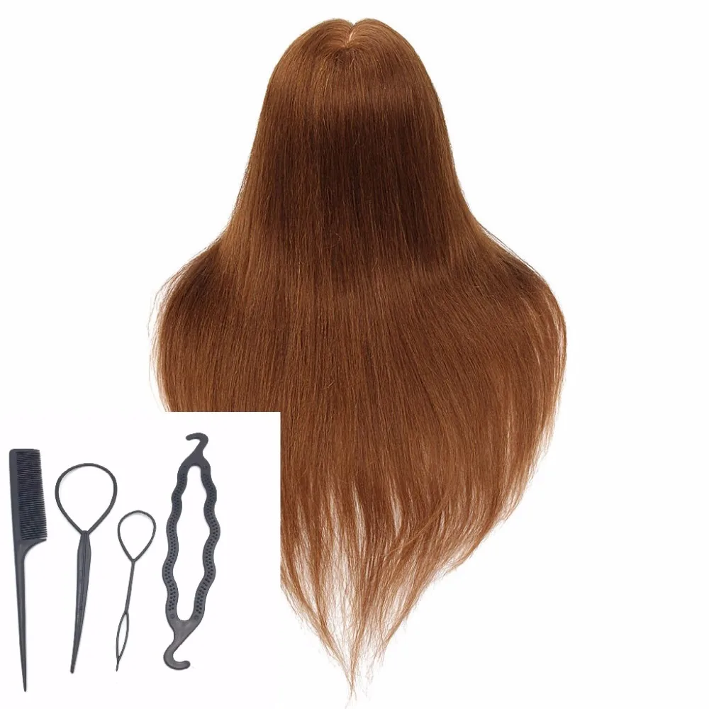 CAMMITEVER 20'' Dark Golden Hair Hairdressing Training Head Mannequin Practice Mannequins for Women Hairdressing Training
CAMMITEVER 20'' Dark Golden Hair Hairdressing Training Head Mannequin Practice Mannequins for Women Hairdressing Training