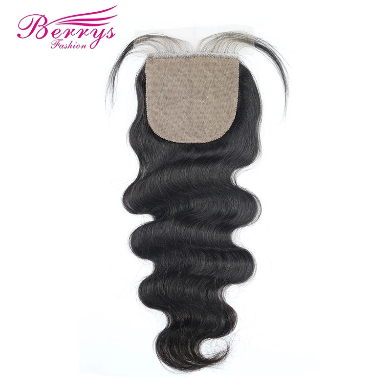 Brazilian Body Wave Silk Base 4*4 Lace Closure Virgin Hair Extensions Prepluncked with Baby Hair Free Part10-20" Berrys Fashion
Brazilian Body Wave Silk Base 4*4 Lace Closure Virgin Hair Extensions Prepluncked with Baby Hair Free Part10-20" Berrys Fashion