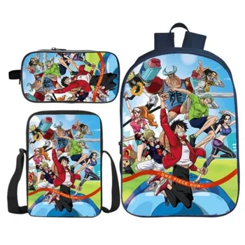 3Pcs/Set New Arrivals 3D Printing ONE PIECE Children Shoulder Backpacks Cartoon Kids Baby School Bags for Boys and Girls Bookbag
3Pcs/Set New Arrivals 3D Printing ONE PIECE Children Shoulder Backpacks Cartoon Kids Baby School Bags for Boys and Girls Bookbag