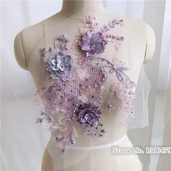 New Design Embroidery Lace Wedding Dress Sequins Applique DIY Bridal Headdress Lace Collar Lace Fabric Patch RS1641
New Design Embroidery Lace Wedding Dress Sequins Applique DIY Bridal Headdress Lace Collar Lace Fabric Patch RS1641