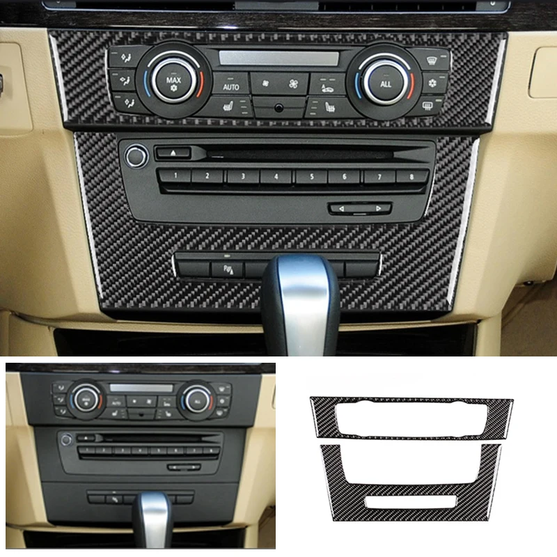 Carbon Fiber Car Interior Center Control CD Panel Frame Cover Sticker Trim For BMW 3 Series E90 E92 E93 2005 - 2010 2011 2012
Carbon Fiber Car Interior Center Control CD Panel Frame Cover Sticker Trim For BMW 3 Series E90 E92 E93 2005 - 2010 2011 2012