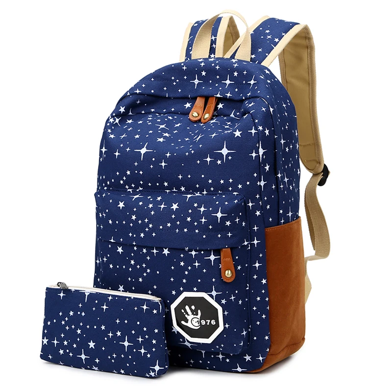 2019 Hot Luggage Fashion Star Women Men Canvas Backpack Schoolbags School Bag For girl Boy Teenagers Casual Travel bags Rucksack
2019 Hot Luggage Fashion Star Women Men Canvas Backpack Schoolbags School Bag For girl Boy Teenagers Casual Travel bags Rucksack