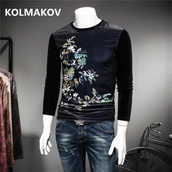 KOLMAKOV New Arrival Men's T-Shirts Mens Shirt full Sleeve dress Tees autumn Slim Fit Casual velour Plus size 4XL tees for Man
KOLMAKOV New Arrival Men's T-Shirts Mens Shirt full Sleeve dress Tees autumn Slim Fit Casual velour Plus size 4XL tees for Man