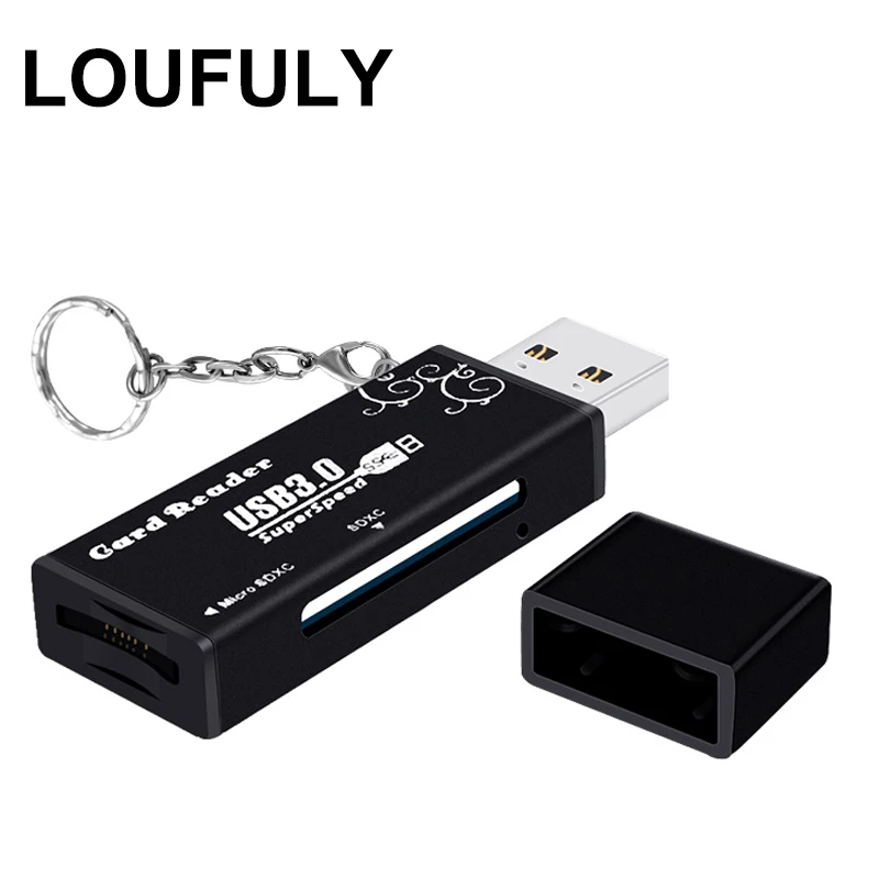 High Speed USB 3.0 Card Reader 2 in 1 TF Card Readers Multifunction Aluminum Alloy SD Memory Card For Laptop Desktop PC
High Speed USB 3.0 Card Reader 2 in 1 TF Card Readers Multifunction Aluminum Alloy SD Memory Card For Laptop Desktop PC