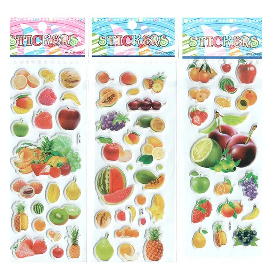 10PCS / lot Mixed cartoon bubble wall stickers fruits 3D toys / children's cartoon bubble stickers decoration WYQ
10PCS / lot Mixed cartoon bubble wall stickers fruits 3D toys / children's cartoon bubble stickers decoration WYQ