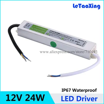 12V 24W LED Driver Power Supply Waterproof Outdoor 12V 2A Adapter Transformers For LED Strip light Lamp 100pcs Free shipping
12V 24W LED Driver Power Supply Waterproof Outdoor 12V 2A Adapter Transformers For LED Strip light Lamp 100pcs Free shipping