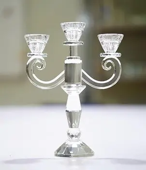 Wholesale 20 pieces 3 arms K9 Clear Crystal Candelabra for Stick Candle Holder Wedding Decoration
Wholesale 20 pieces 3 arms K9 Clear Crystal Candelabra for Stick Candle Holder Wedding Decoration