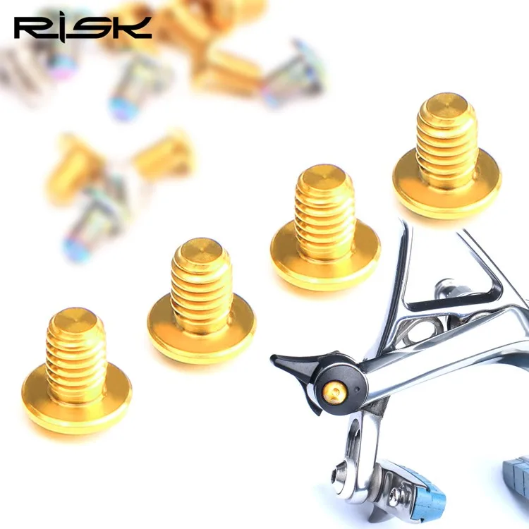 RISK Road Bike Brake Caliper Bolts Titanium C- Brake Bolts For SHIMANO ULTEGRA And SRAM Force 22 Road Bike Accessory 
RISK Road Bike Brake Caliper Bolts Titanium C- Brake Bolts For SHIMANO ULTEGRA And SRAM Force 22 Road Bike Accessory