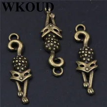 WKOUD 20pcs Antique bronze sly fox charm necklaces earrings jewelry pendants DIY handmade jewelry alloy accessories
WKOUD 20pcs Antique bronze sly fox charm necklaces earrings jewelry pendants DIY handmade jewelry alloy accessories