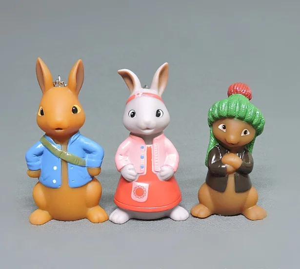 1pcs Cartoon Peter rabbit Anime Dolls.7-8cm soft resin BB sound peter lily Benjamin kids lovely animal chain toy d12
1pcs Cartoon Peter rabbit Anime Dolls.7-8cm soft resin BB sound peter lily Benjamin kids lovely animal chain toy d12