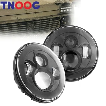 TNOOG car styling 7" 40W LED Projector round Headlight Driving Light with DOT E9 sign 12V for Land Rover for jeep For Lada Niva
TNOOG car styling 7" 40W LED Projector round Headlight Driving Light with DOT E9 sign 12V for Land Rover for jeep For Lada Niva