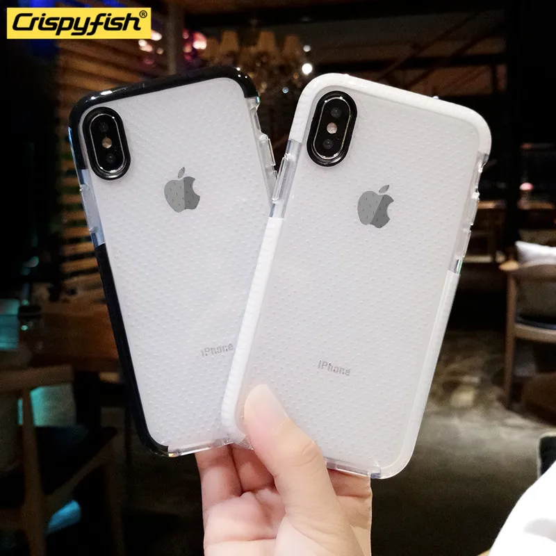 Crispyfish Colour Transparent Soft Case For iPhone 6 6s 7 8 Plus Clear For iphone X XR XS MAX White TPU Luxury Back Cover Capa
Crispyfish Colour Transparent Soft Case For iPhone 6 6s 7 8 Plus Clear For iphone X XR XS MAX White TPU Luxury Back Cover Capa