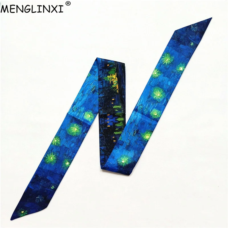 Van Gogh Oil Painting Skinny Silk Scarves For Ladies 2023 New Design Scarf Women Bag Scarves Head Scarf Neckerchief
Van Gogh Oil Painting Skinny Silk Scarves For Ladies 2023 New Design Scarf Women Bag Scarves Head Scarf Neckerchief