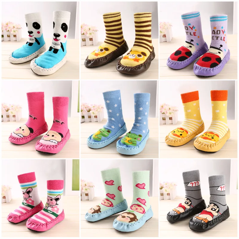 17colors Baby warm slip-resistant Leather floor walking socks kid's infant socks boys girls winter warmer unisex for children
17colors Baby warm slip-resistant Leather floor walking socks kid's infant socks boys girls winter warmer unisex for children