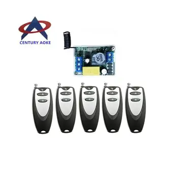AC 220 V 1 CH Wireless remote control switch System remote control 5 Transmitter +1 Receiver Especially for you
AC 220 V 1 CH Wireless remote control switch System remote control 5 Transmitter +1 Receiver Especially for you