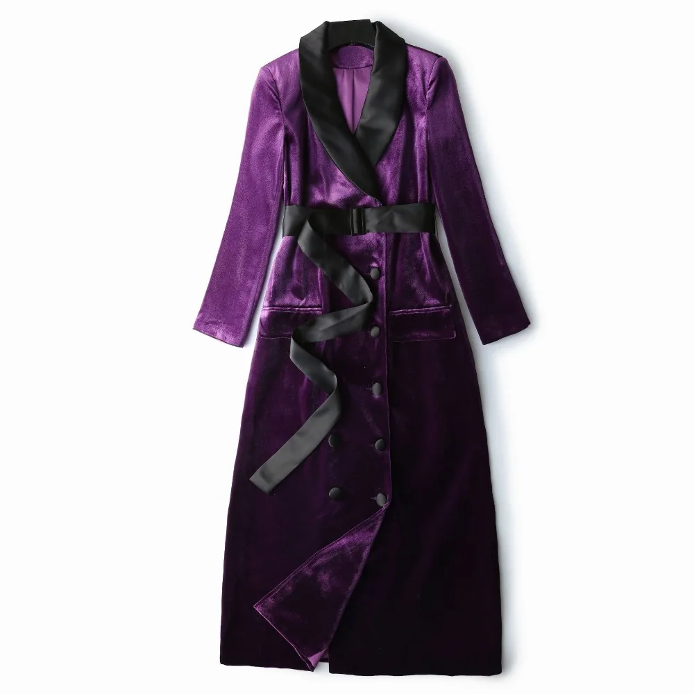 Double Breasted Sexy Velvet Blazer Dress Women Long Sleeve Office Dress Slim Ladies Casual V Neck Suit Dress Vestido Purple
Double Breasted Sexy Velvet Blazer Dress Women Long Sleeve Office Dress Slim Ladies Casual V Neck Suit Dress Vestido Purple