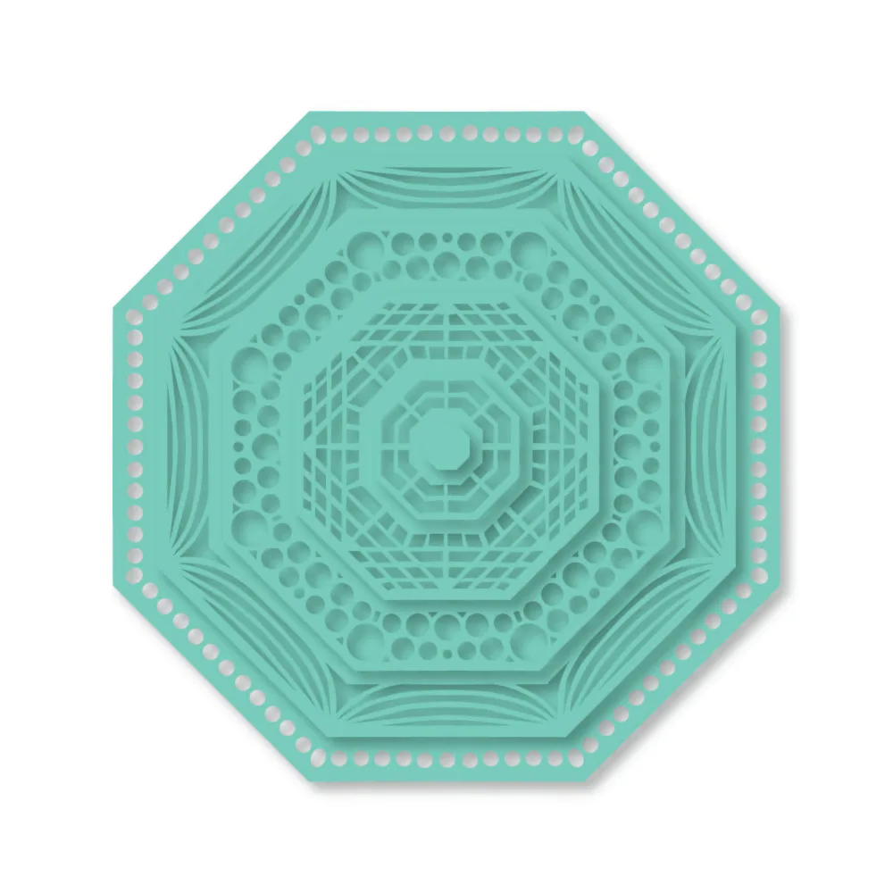 Swovo Nested octagonal frame Metal Cutting Dies for Scrapbooking DIY Craft Paper Card Making Decorative Embossing 165*165mm
Swovo Nested octagonal frame Metal Cutting Dies for Scrapbooking DIY Craft Paper Card Making Decorative Embossing 165*165mm