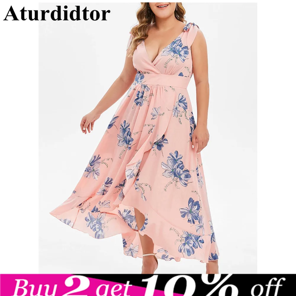 Plus Size 5XL Sunflower Print Flounce Dress Summer Off The Shoulder Tie Maxi Women Dress Short Sleeves A Line Vestidos Femme
Plus Size 5XL Sunflower Print Flounce Dress Summer Off The Shoulder Tie Maxi Women Dress Short Sleeves A Line Vestidos Femme