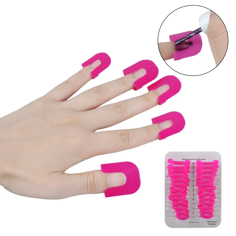Biutee 1 Set/26Pc Pro Manicure Finger Nail Art Case Design Tips Cover Polish Shield Protector Tool
Biutee 1 Set/26Pc Pro Manicure Finger Nail Art Case Design Tips Cover Polish Shield Protector Tool
