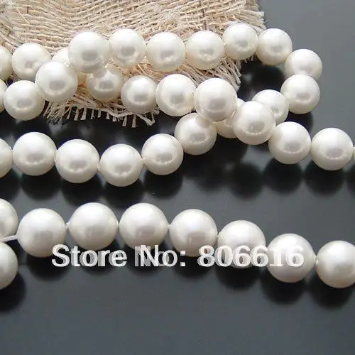 10MM (76Pcs=2strands)/Lot White Shell Powder & Dyeing Pearl Strand Loose Bead Jewelry Beads Findings
10MM (76Pcs=2strands)/Lot White Shell Powder & Dyeing Pearl Strand Loose Bead Jewelry Beads Findings