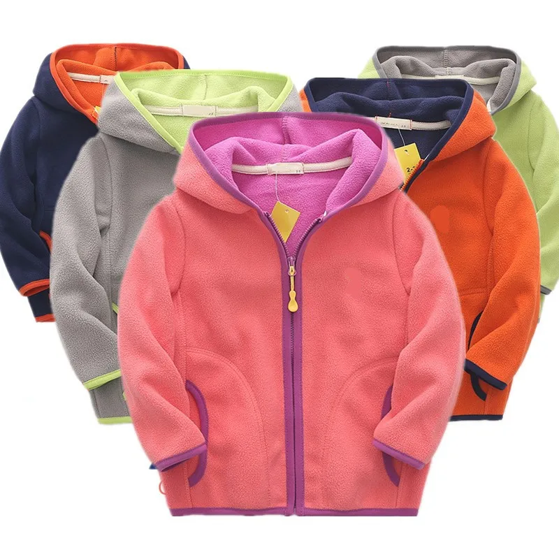 2019 New Children Solid Color Hooded Outdoor Jackets Kids Zipper Decal Casual Coats Boys Girls Polar Fleece Fashion Jacket
2019 New Children Solid Color Hooded Outdoor Jackets Kids Zipper Decal Casual Coats Boys Girls Polar Fleece Fashion Jacket