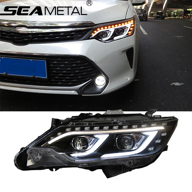 Car Headlight For Toyota Camry 2015 2016 LED DRL+High Beam Light+Reverse Light External Lights Head lights Assembly Auto Lamp
Car Headlight For Toyota Camry 2015 2016 LED DRL+High Beam Light+Reverse Light External Lights Head lights Assembly Auto Lamp