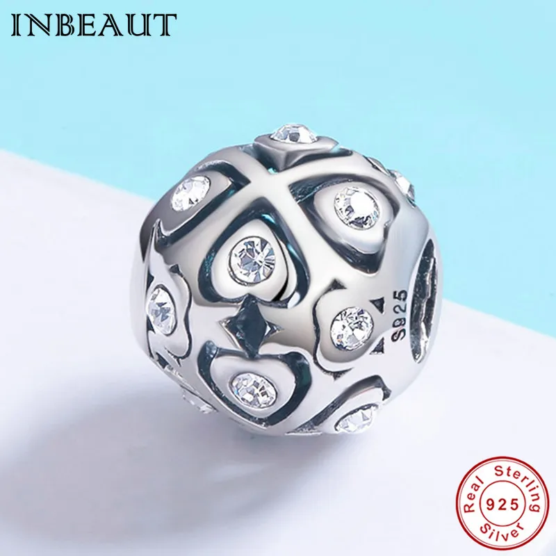 fit Pandora Bracelet 925 Sterling Silver Round Sparkling Zircon Heart Stack Beads Original S925 Carved Charms for Women Gift DIY
fit Pandora Bracelet 925 Sterling Silver Round Sparkling Zircon Heart Stack Beads Original S925 Carved Charms for Women Gift DIY