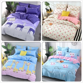 NEW Single Twin Full Double Queen King Big Size Duvet Sheet Pillowcase 3/4pcs Bedding Set Soft Cotton Bed Linens 150x200 180x220
NEW Single Twin Full Double Queen King Big Size Duvet Sheet Pillowcase 3/4pcs Bedding Set Soft Cotton Bed Linens 150x200 180x220
