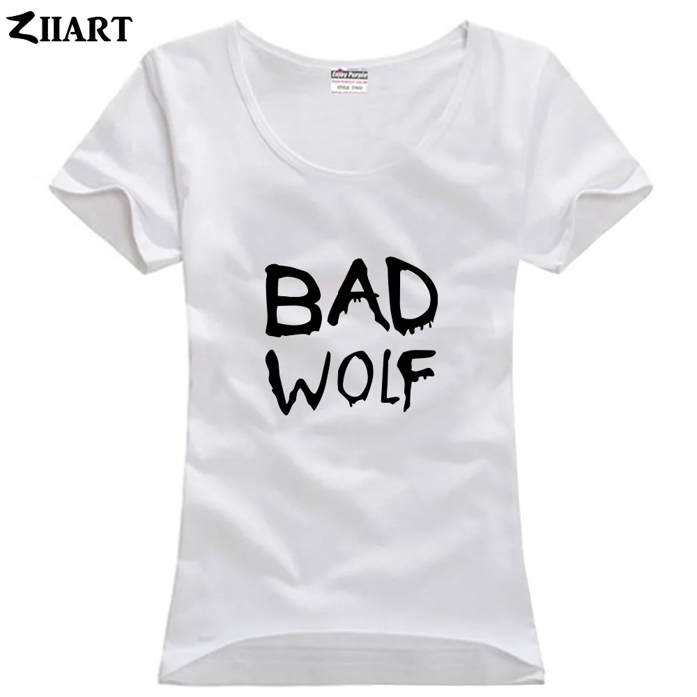 Bad Wolf words letters couple clothes girl woman female o-neck cotton short-sleeve T-shirt
Bad Wolf words letters couple clothes girl woman female o-neck cotton short-sleeve T-shirt