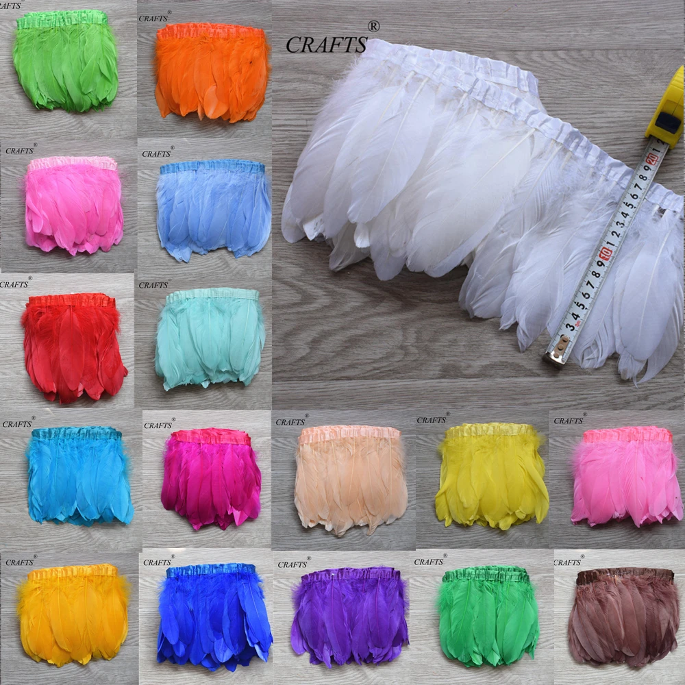 New! new! Goose feather 2 m long tape, about 14-18cm wide, DIY jewelry accessories
New! new! Goose feather 2 m long tape, about 14-18cm wide, DIY jewelry accessories