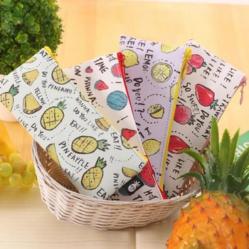 Kawaii Cute Waterproof PU Fruit Pencil Bag Holder Big Storage Student Stationery Kids Birthday Gift
Kawaii Cute Waterproof PU Fruit Pencil Bag Holder Big Storage Student Stationery Kids Birthday Gift