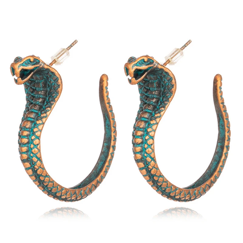 New Punk Retro Clothing Accessories Personality Exaggerated Punk Cosplay Jewelry Snake Earrings Female Fashion Trend Earrings
New Punk Retro Clothing Accessories Personality Exaggerated Punk Cosplay Jewelry Snake Earrings Female Fashion Trend Earrings