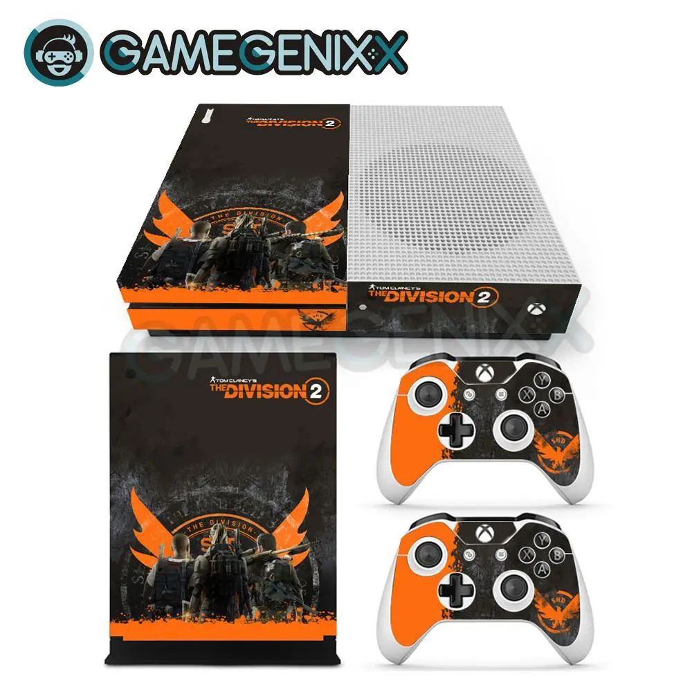 GAMEGENIXX Skin Sticker Vinyl Decal for Xbox One Slim Console and 2 Controllers - Division 2
GAMEGENIXX Skin Sticker Vinyl Decal for Xbox One Slim Console and 2 Controllers - Division 2
