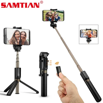 SAMTIAN Wireless Bluetooth Selfie Stick Tripod Foldable Handheld Monopod 360 Rotation Phone Stand For Photo Mobile Smartphone
SAMTIAN Wireless Bluetooth Selfie Stick Tripod Foldable Handheld Monopod 360 Rotation Phone Stand For Photo Mobile Smartphone