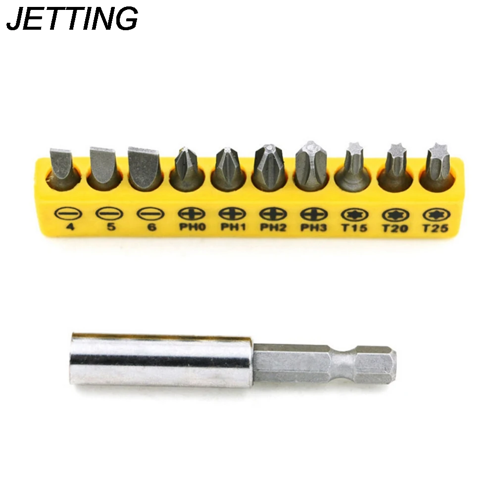 JETTING 10pcs/set Alloy Steel Screwdriver Bits For Electric Screwdriver Set Multi-Functional Versatile Screwdrivers Set
JETTING 10pcs/set Alloy Steel Screwdriver Bits For Electric Screwdriver Set Multi-Functional Versatile Screwdrivers Set