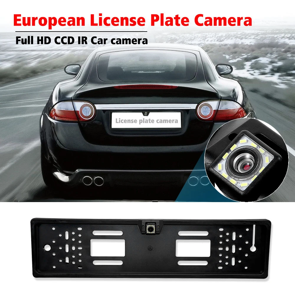 European Car License Plate Frame Car Styling Parking Assistant Car Rear View Camera Backup Reverse Camera With 8/12 LED Light
European Car License Plate Frame Car Styling Parking Assistant Car Rear View Camera Backup Reverse Camera With 8/12 LED Light